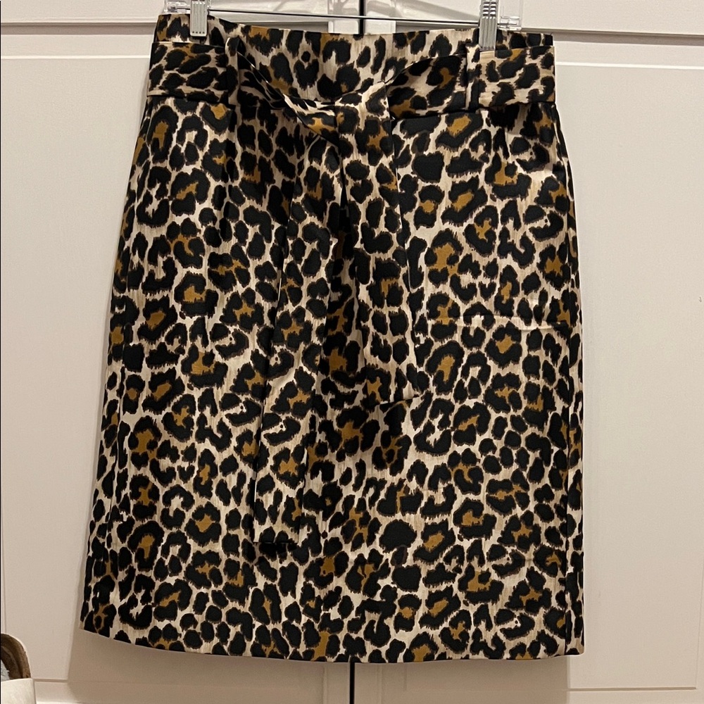 Leopard Print Women's Skirt
